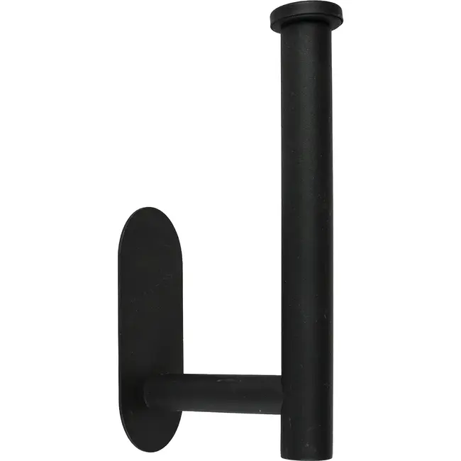 Benson Wc-rolhouder zwart zelfklevend van gecoat RVS 16,5 x 8 cm