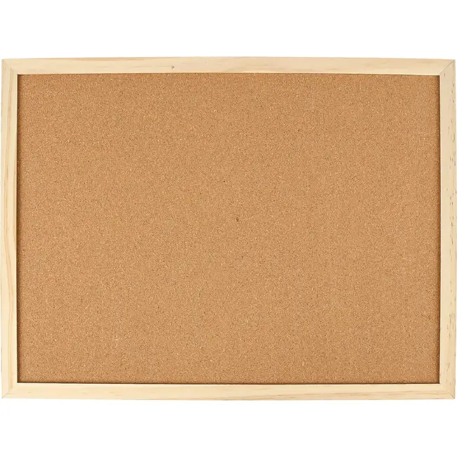 Benson Prikbord 30 x 40 cm van kurk met houten frame voor notities