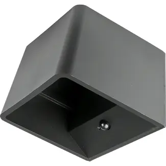 Hofftech Oplaadbare wandlamp met PIR-sensor 100 lumen matzwart IP20