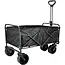 Benson Opvouwbare bolderkar 90 liter met brede 7 inch wielen 100 kg max