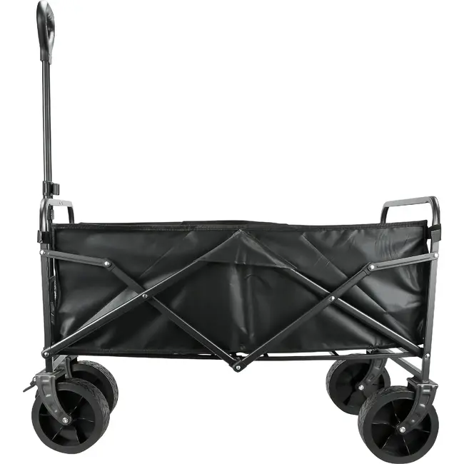 Benson Opvouwbare bolderkar 90 liter met brede 7 inch wielen 100 kg max