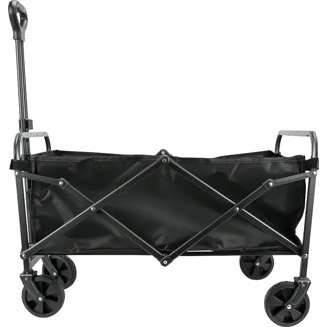 Benson Opvouwbare bolderkar 60 liter met brede 5 inch wielen 90 kg max