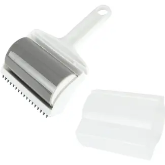 Benson Herbruikbare kledingroller wit voor haren, pluisjes en stof