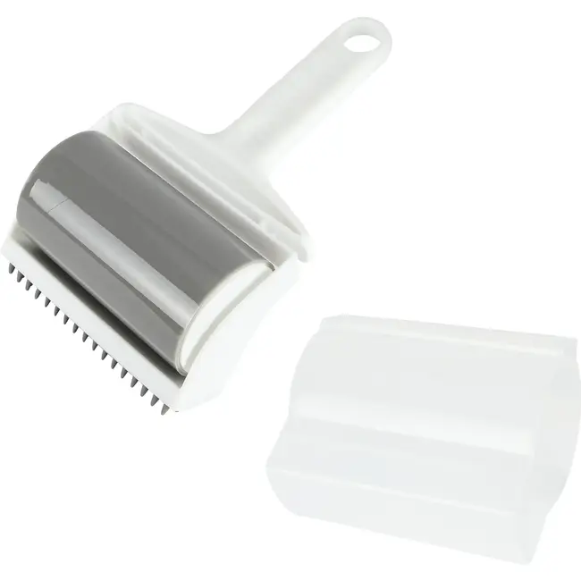 Benson Herbruikbare kledingroller wit voor haren, pluisjes en stof