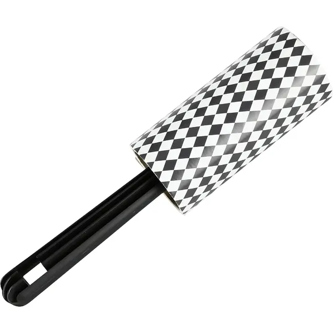 Benson Kledingroller set 3-delig met 110 kleefvellen zwart-wit