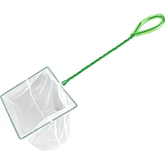 Benson Aquarium visnetje groen 17 cm - compact en handzaam schepnet