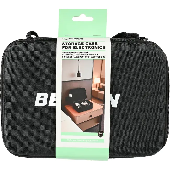 Benson Opbergcase elektronica 25,5 x 18,5 x 9 cm - organizer met 4 compartimenten
