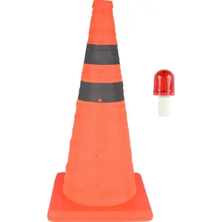 Benson Veiligheidspion 50 cm met licht en 2 reflecterende strepen