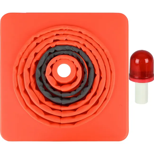 Benson Veiligheidspion 50 cm met licht en 2 reflecterende strepen
