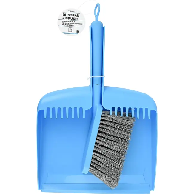 Benson Stoffer en blik deluxe 22 cm met tanden en rubberen lip