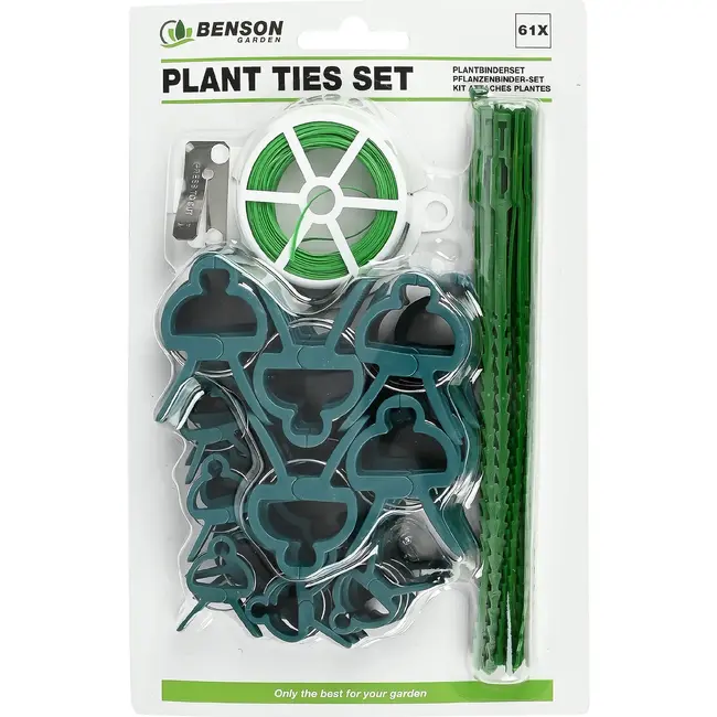 Benson Plantenbinderset 61-delig met clips, binddraad en binders