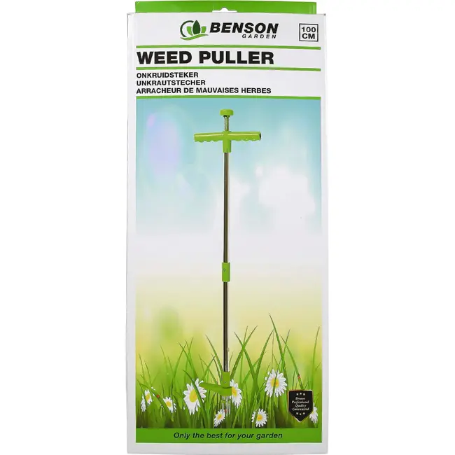 Benson Onkruidsteker 100 cm met lange steel en drie steekpennen