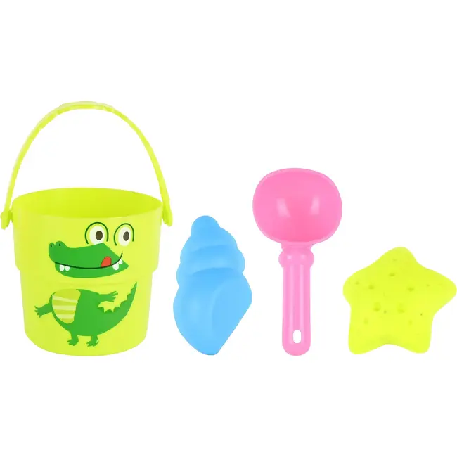 Benson Mini strandspeelset 4-delig van PP met emmer en strandspeelgoed