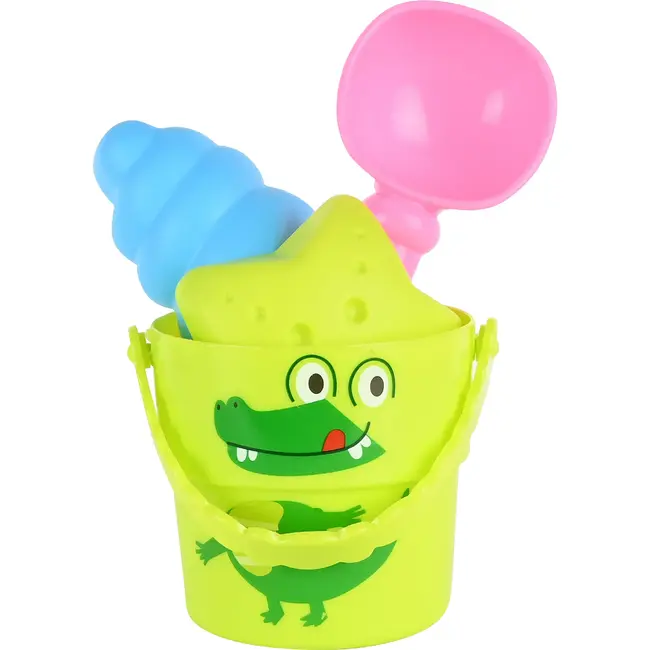 Benson Mini strandspeelset 4-delig van PP met emmer en strandspeelgoed