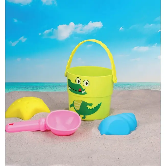 Benson Mini strandspeelset 4-delig van PP met emmer en strandspeelgoed