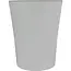 Benson Compacte grijze prullenbak met swingdeksel Ø 11-15 x 18,5 cm