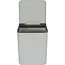 Benson Grijze prullenbak 12,5 x 12,5 x 15,5 cm voor klein afval