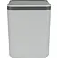 Benson Grijze prullenbak 12,5 x 12,5 x 15,5 cm voor klein afval