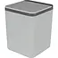 Benson Grijze prullenbak 12,5 x 12,5 x 15,5 cm voor klein afval