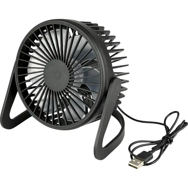 Benson Tafelventilator USB Ø 13 cm met 360° kantelbare standaard
