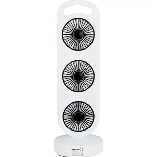 Benson Oplaadbare staande ventilator USB 36,5 cm met 3 standen
