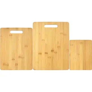 Benson Snijplank set bamboe 3-delig met 3 maten en dikte van 8 mm