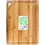 Benson Snijplank bamboe 28 x 39 cm met handgreep, sapgoot en 8 mm dikte