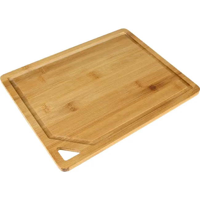 Benson Snijplank bamboe 28 x 39 cm met handgreep, sapgoot en 8 mm dikte