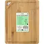 Benson Snijplank bamboe 22 x 28 cm met handgreep, sapgoot en 8 mm dikte