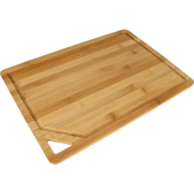 Benson Snijplank bamboe 22 x 28 cm met handgreep, sapgoot en 8 mm dikte