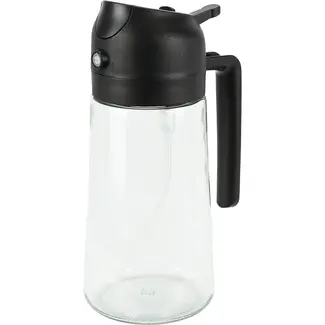 Benson Olieschenker 2-in-1 zwart 470 ml voor schenken en spuiten