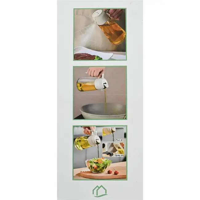 Benson Olieschenker 2-in-1 wit 470 ml voor schenken en spuiten
