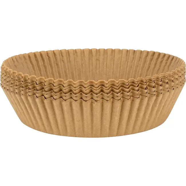 Benson Airfryer bakpapier rond 20 cm - 100 wegwerp bakjes voor gebruik