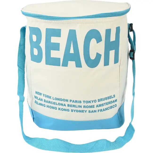 Benson Koeltas 20 liter blauw met schouderriem en aluminium isolatie