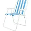 Benson Campingstoel 60,3 x 51,3 x 75 cm blauw-wit en opvouwbaar