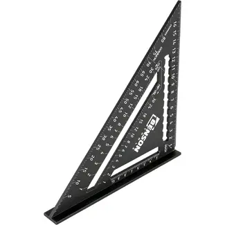 Benson Meetdriehoek aluminium 18 cm voor meten en nauwkeurig aftekenen