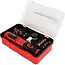 Benson Mini combitool slijpset 40-delig met 8 V, LED, USB-C en accessoires in stevige opbergbox