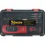 Benson Mini combitool slijpset 40-delig met 8 V, LED, USB-C en accessoires in stevige opbergbox