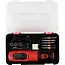 Benson Mini combitool slijpset 40-delig met 8 V, LED, USB-C en accessoires in stevige opbergbox