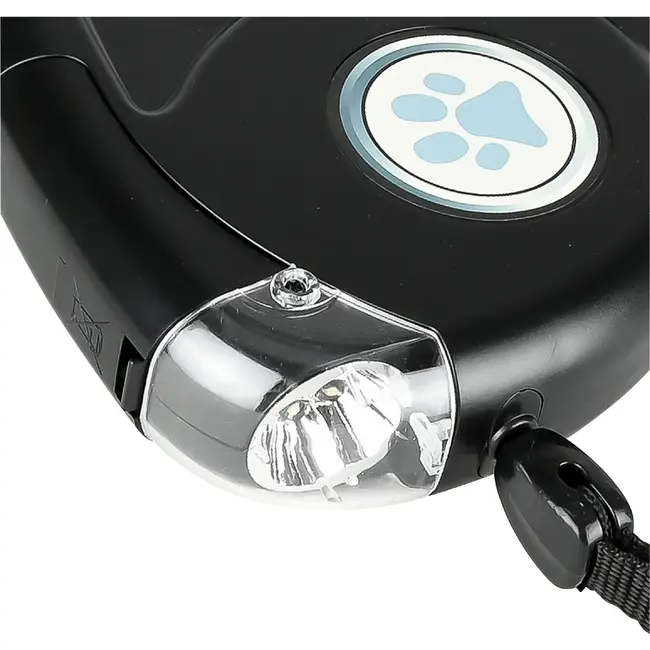 Benson Hondenriem 5 m met LED-licht en geïntegreerde poepzakhouder