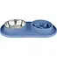 Benson Anti-schrokbak met drinkbak 17 cm, RVS en siliconen basis