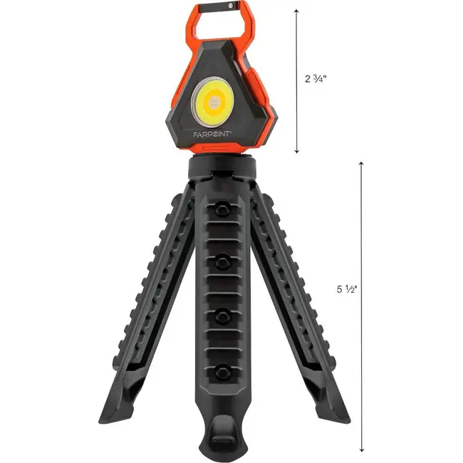 Benson Bouwlamp mini met statief 500 lumen, USB-C, magneet en haak
