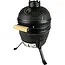 Benson Kamado 13 inch mat zwart met keramische body, thermometer en luchtregeling voor barbecue