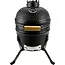 Benson Kamado 13 inch mat zwart met keramische body, thermometer en luchtregeling voor barbecue