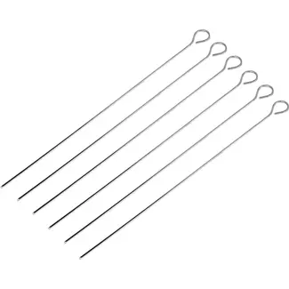 Benson BBQ-spiezen 27 cm set van 6 herbruikbaar voor vlees en groente