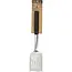 Benson BBQ-spatel 46 cm met brede sleuven en zwarte handgreep