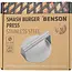 Benson BBQ-smashburgerpers 13,7 cm van metaal met stevige handgreep