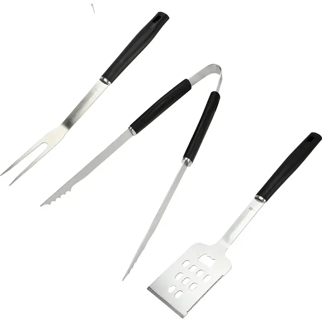 Benson BBQ set 3-delig RVS met vork, spatel en tang voor grillen