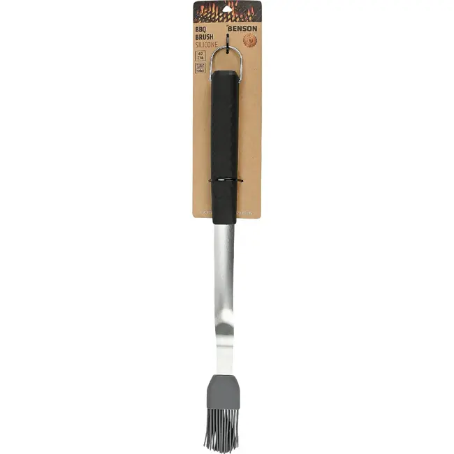 Benson BBQ-kwast 47 cm met lange steel en flexibele borstelkop