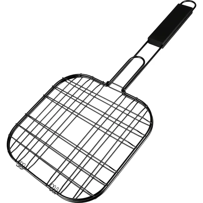 Benson BBQ-hamburgergrill 21 × 21 cm van ijzer met antiaanbaklaag
